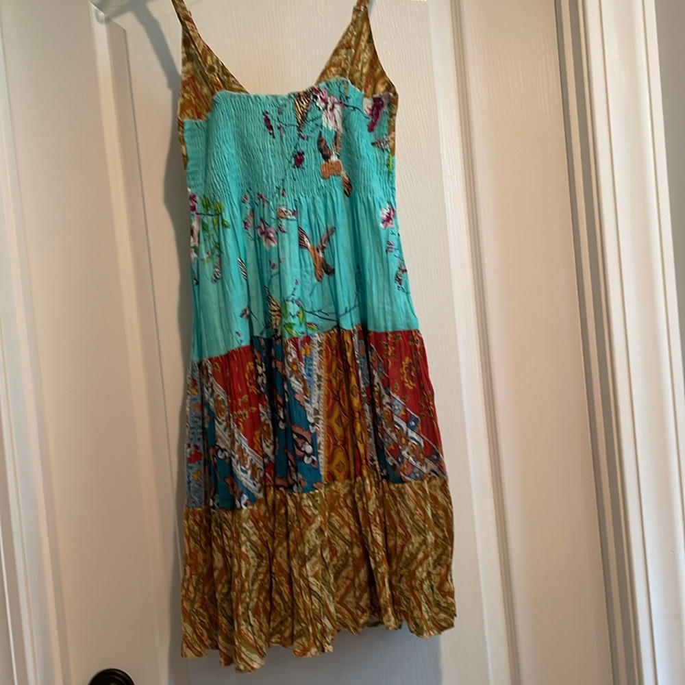 NWT Colorful Patchwork Sundress - Picture 5 of 9